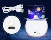 Cosmic Night Light 360 gradi che girano cielo stellato proiezione LED colorato gradiente per bambini camera da letto regalo di compleanno