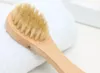 Brosse faciale naturelle brosse de bain pour peau sèche enlever la peau morte frotter la brosse à ongles pour le visage