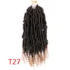 Bomb Twist Crochet Hair 14 pouces Spring Twist Tressage Passion Twist Pré-boucle Crochet Synthétique Extension de Cheveux Fluffy Twisted Dreadlocks Cheveux pour Femmes LS02