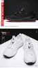Yeni Açık Mesh Sneakers Siyah Hafif Dantel-up Casual Erkek Ayakkabı Rahat Nefes ile Kutusu Koşu Ayakkabıları