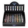 HONEYPUFF Glass Mouth Filter Tips With Diamond 8MM Cigarette Mouthpiece Filter Rolling Tip Suit Cigarette Accessories