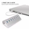 Premium 4 Port Chargers Aluminum USB Hub for Mac,for MacBook Air Pro,Ultrabooks,for Microsoft Surface RT,Laptops, and any PC