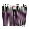 20Pcs Pennelli per trucco cosmetico Set Pro Powder Brush Foundation Ombretto Eyeliner Lip Cosmetico Make up Brush Tool