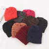Kids and Adult Beanies Ladies hats Knitted Bonnet Fashion Visor Cup Child women Winter Warm Hat Weave gorro Hat 13 Colors