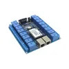 Freeshipping 16 Channel WiFi Relay lLeaning PCB Board WiFi Relay Module con un puerto serie RS232 dos puertos RJ45