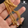 20 Stück klassische 2 mm Karabinerverschlüsse aus Gold, Schlangenkette, 40,6–61 cm, für Männer und Frauen, mit Gelbgold gefüllte Anhänger-Halskette, Pullover-Kette, Neupreis