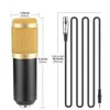 BM 800 Condenser Microphone With Metal ShockMount Professional Karaoke Computer / PC Microphone For Video Recording Studio BM800