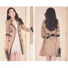 Trench autunno moda per donna Cappotto lungo stile coreano Donna Taglie forti Abbigliamento Casaco sobretudo feminino