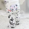 Babypanty's Sokkenset Cartoon Streep Babyleggings Elastisch Katoen Zacht Peuter PP Broek + Sokkenset