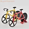 Fahrrad Form Pizza Messer Edelstahl Pizza Werkzeuge Küche Backen Werkzeuge Urlaub Dekoration Zubehör Kostenloser Versand