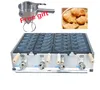 Ücretsiz gönderim ~ Gaz Tipi 12 PCS Taiyaki Makine Makine Balık Waffle Yapımcıları Yapışmaz Kaplamalı Alüminyum Kalıp