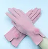 Mode-Frauen Handschuhe Touchscreen Handschuhe Fünf Finger Hohe Qualität Winter Warme Wollhandschuhe