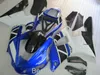 Kit carenatura ZXMOTOR 7gifts per carenature YAMAHA R1 2000 2001 bianco blu nero YZF R1 00 01 KJ85