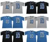 노스 캐롤라이나 타르 발 뒤꿈치 Mitchell Trubisky College Football Jerseys 저렴한 # 10 Mitchell Trubisky Jersey University 스티치 축구 셔츠