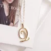 Moeder Love Cursive Name -N English Alphabet Goud Zilver Family Friend Letters Sign Word Chain Kettingen Tiny Initiële Letter Hanger Sieraden