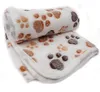 Huisdier deken winter hond kat bed voet print warme slaapmatras kleine medium honden katten koraal fleece huisdierbenodigdheden