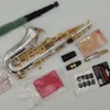 Yanagisawa gekrümmte Sopran-Saxophon SC-9937 Nickel Silber Messing Saxophon Mundstücke Pads Schilf Biegung Hals289W