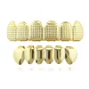 2019 Heren Goud Zilver Tanden Grillz 6 Topbodem Faux Dental Tand Grills voor Dames Hip Hop Rapper Body Sieraden