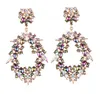 Cross-border special for selling gemstone circle earrings Street shooting new fashion accessories for a generation