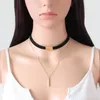 Veludo Multilayer Tassel Borlers Pingente Colares Collar Praia Jóias Namorada Namorada Declaração De Presente Gargantilha Colar De Jóias