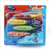 4pcs outdoor beach Pool Water toys Dive torpedo throwing toys shark Funny toys for Children boys girls in summer