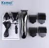 Kemei Marka 3 w 1 Elektryczne Clippers Włosów Trymery Nos Broda Trymer Shaver Pro We Hair Maszyna do cięcia z 4 Combs km-1407