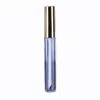 Wholesale hot 10ML Mini round lip gloss tube cosmetic package lip gloss bottle empty container with gold cap new