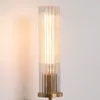 LED Modern Brass Wall Lampa Sconce Shandbed Glass Vintage Retro Copper Bedroom Bedside El Restaurant Loft Rh Mirror231W