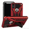 Híbrido Heavy Duty Defender à prova de choque Cubra com Kickstand caso Stand titular para o iPhone X ten 10 6 6S 7 8 Plus 7plus 6Plus Protector