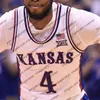 사용자 정의 2022 캔사스 Jayhawks 농구 유니폼 # 0 Marcus Garrett Frank Mason 1 Devon Dotson 12 Kelly Oumbe 22 Wiggins 35 Azubuike 남성 여성 청소년 아이 S-4XL