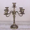 5 Arms Bronze Metal Candle Holders Antik bröllopsljusstake bougeoir för heminredning Ljushållare9745845