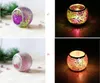 DHL Ship Crystal Mosaic Glass Candle Holder Candlestick Centerpieces For Valentines Day Wedding Decoration Candle Lantern Not Candle SN2563