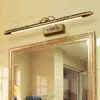 Vintage led wandlamp gesneden metalen tuimelaar arm spiegel licht hotel restaurant badkamer kleedkamer cloakroom Europese verlichting