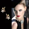 Atacado- ! brincos ins designer de moda de luxo diamante zircão estrelas doce bonito do parafuso prisioneiro para a mulher meninas