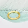 Real 925 Sterling Silver CZ Diamantring med Original Box Fit Pan Wedding Ring Engagement Smycken för Kvinnor W184