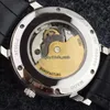 Novo Altiplano G0A34114 Dial preto masculino Automático Caixa de aço Correia de couro relógios de luxo de alta qualidade Hellowatch 6 Color WR2615879