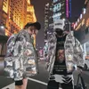 UYUK2019 È La Spinta Principale Di Fashion Street Style Viso Luminoso Con Cappuccio Ispessito Vestiti di Cotone da Uomo Piumino Giacca Homme