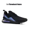 nike air max 270 Wholesale Tênis de corrida para homens womens triplo preto branco tem um dia South Beach Throwback Futuro esportes sneaker trainer tamanho 36-45