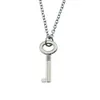 luxury designer jewelry men necklace hip hop Lock and key pendant necklaces silver plated occident punk style fashion jewelry