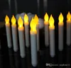 Светодиодная лампочка светодиодная длинная батарея синхронизанные свечи электронные длинные свеча Рождество Валентина день украшения