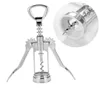 Vinflaskaöppnare Zinc Alloy Wine Beer Bottle Poängar Metall Strong Pressure Wing CorksCrew Grape Opener Köksverktyg GGA3057-2