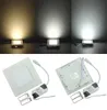 Dimmable Ultra thin LED Ceiling light 3W 4W 6W 9W 12W 15W 18W Recessed Grid Downlight Slim Round Square Panel Light250R