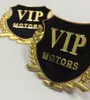 2 Pz 1 set 3D 3 M Adesivi in metallo VIP MOTORS Metallo Car Badge Decal Porta Finestra Auto Decor FAI DA TE auto in metallo Moto motostickers copertura auto Coda