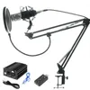 Zawód BM 800 Mikrofon kondensatorowy dla komputera karaoke mikrofon BM800 Phantom Power Power Filter wielofunkcyjny karta dźwiękowa 3976942