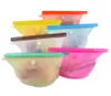 1000ML Réutilisable Alimentaire Silicone Sac Conteneurs Étanches Sacs De Stockage Des Aliments 1L Congélateur Date Snack Sacs OOA8107