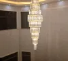 King Size K9 Crystal Light Hotel Lobby Chandeliers Villa Staircase Ceiling Light MYY