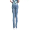 Spodnie dżinsy wiosenne spodnie dla kobiet w ciąży ubrań wysoka talia chudy dżinsowe spodnie ołówek brzuszny ciąża