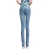 Jeans primaverili Pantaloni premaman Pantaloni per donne incinte Vestiti Pantaloni a vita alta in denim skinny Gravidanza addominale