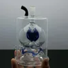 Pipas para fumar bongs Fabricación Cachimba soplada a mano Big Belly Bola de colores Filtro Vidrio Agua Botella de humo