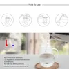 Borosiliacate Glass Teapot with Filter Infuser Creative Heat Resistance Flower Coffee Tea Pot 720ml 25.4oz